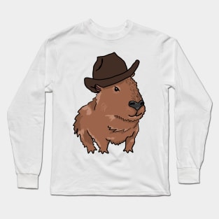 OK I PULL UP TO THE RODEO Capybara Long Sleeve T-Shirt